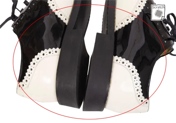 COMME des GARCONS Patent Leather Wingtip Shoes K-171010_011