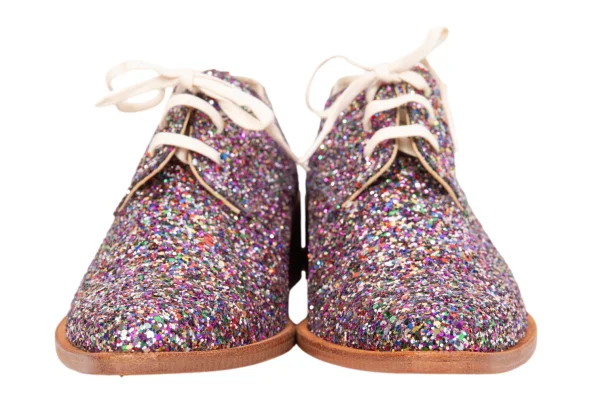 tricot COMME des GARCONS Glitter Lace Up Shoes K-171012_004