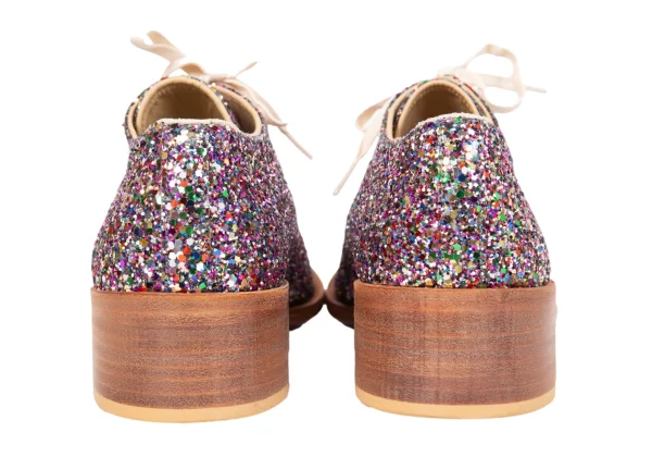 tricot COMME des GARCONS Glitter Lace Up Shoes K-171012_009