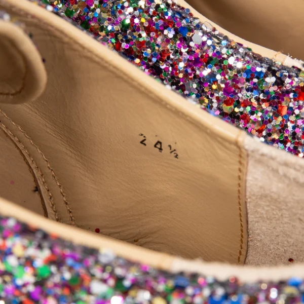 tricot COMME des GARCONS Glitter Lace Up Shoes K-171012_014