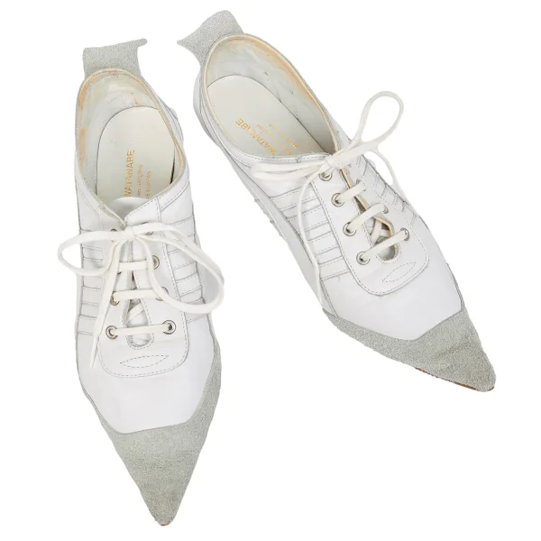 JUNYA WATANABE COMME des GARCONS Pointed Toe Heel Shoes White L (US About 7) K-171014_001
