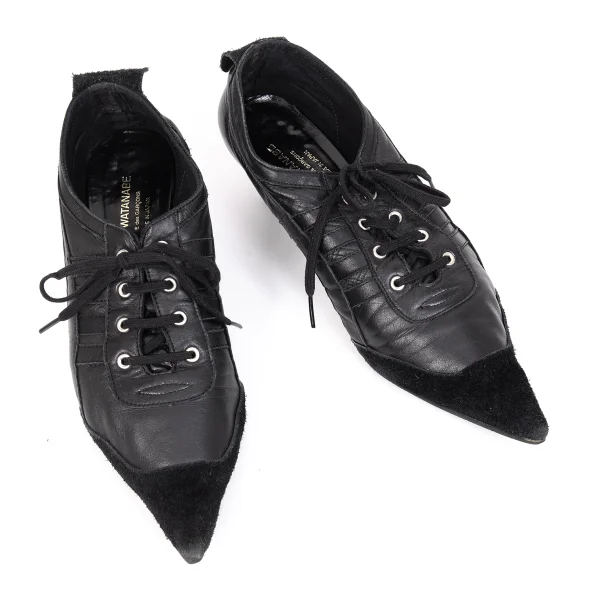 JUNYA WATANABE COMME des GARCONS Pointed Toe Heel Shoes Black L (US About 7) K-171015_001