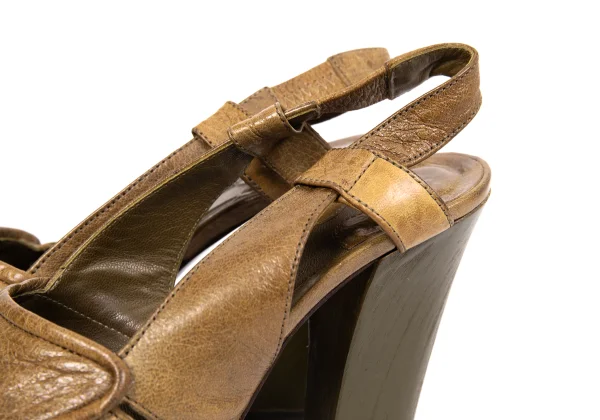 エCHLOE Leather Heel Sandal K-171017_006