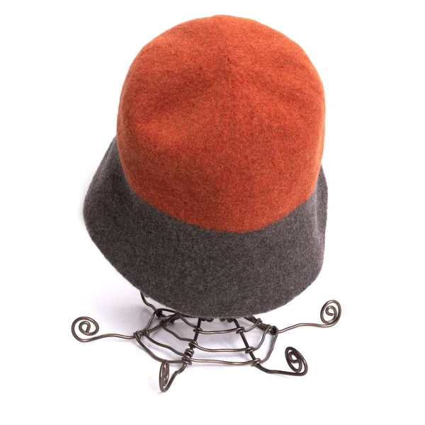 mature ha. Bi-color Felt Hat K-171018_003