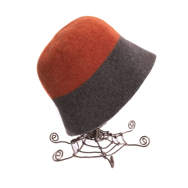 mature ha. Bi-color Felt Hat K-171018_004