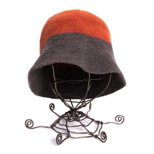 mature ha. Bi-color Felt Hat K-171018_005