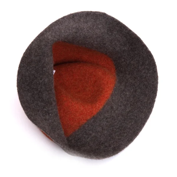 mature ha. Bi-color Felt Hat K-171018_007