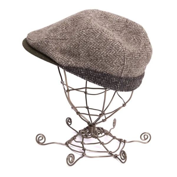 mature ha. Herringbone Flat Cap K-171019_002
