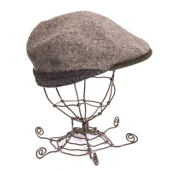 mature ha. Herringbone Flat Cap K-171019_004