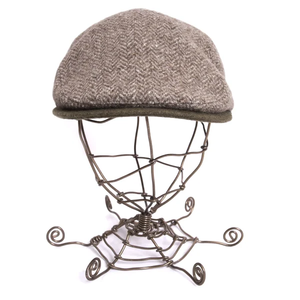 mature ha. Herringbone Flat Cap K-171019_005