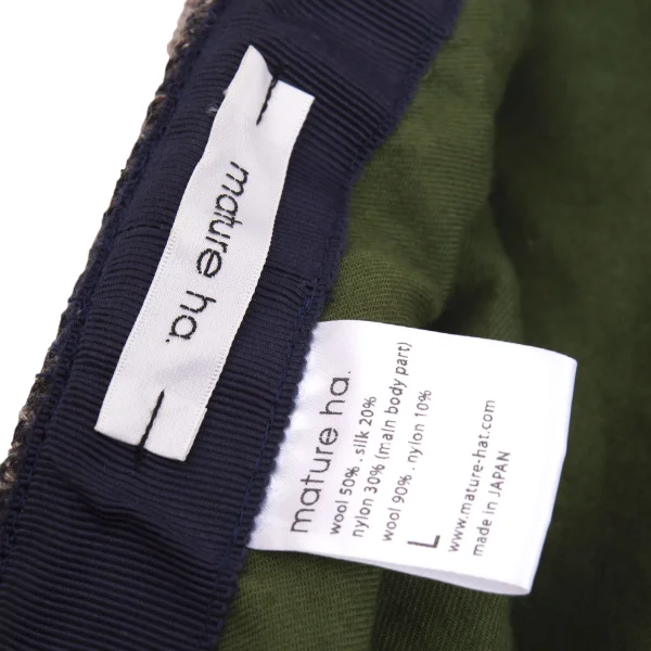 mature ha. Herringbone Flat Cap K-171019_010
