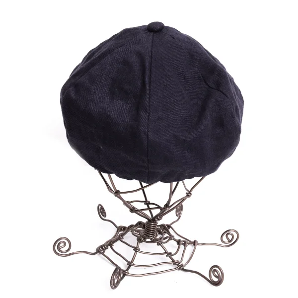 mature ha. Linen Flat Cap K-171020_003