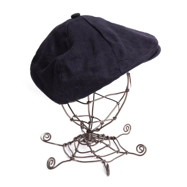 mature ha. Linen Flat Cap K-171020_004
