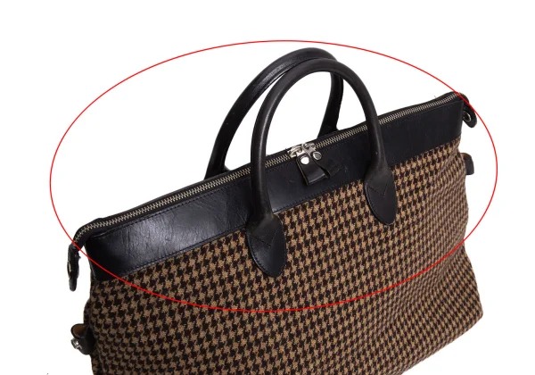 tricot COMME des GARCONS Houndstooth Hand Bag K-171023_010
