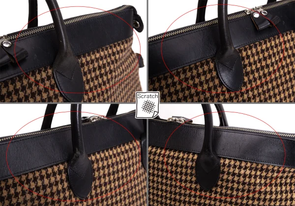 tricot COMME des GARCONS Houndstooth Hand Bag K-171023_011