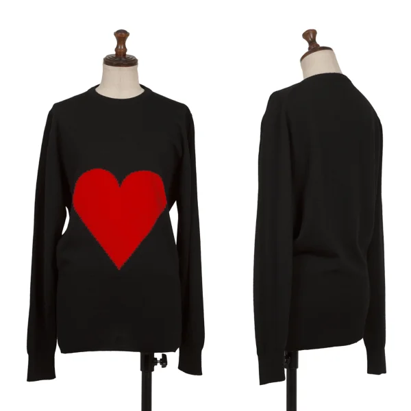 Vivienne Westwood Wool Love Knit Sweater Black,Red 38 K-171026_001