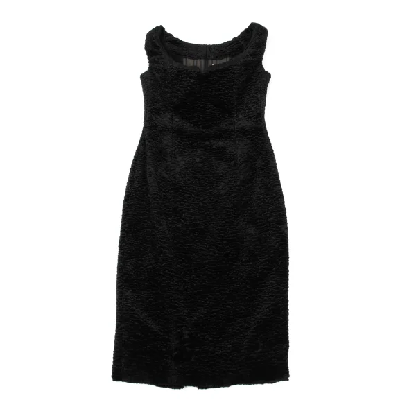 Vivienne Westwood Gold Label Corset Lined Faux Fur Sleeveless Dress K-171027_002