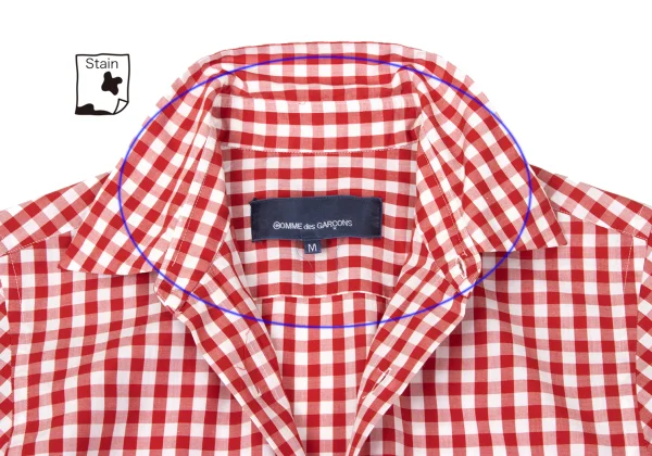 COMME des GARCONS Cotton Checker Shirt K-171028_005