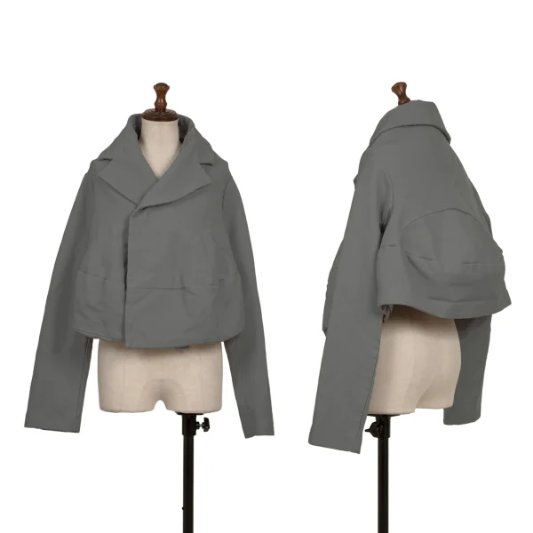 COMME des GARCONS Polyester Deformation Jacket Grey S K-171029_001