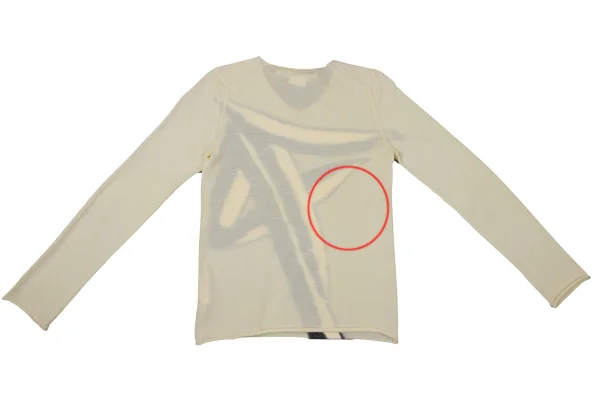 COMME des GARCONS Wool Graphic Painted Knit Top K-171032_015