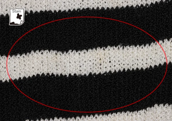 COMME des GARCONS Rayon Acrylic Stripe Knit Sweater K-171034_009