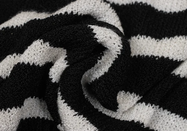COMME des GARCONS Rayon Acrylic Stripe Knit Sweater K-171034_014