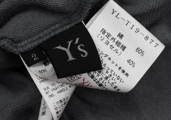Y's Cotton Lyocell Frill Sleeveless Top K-171035_020