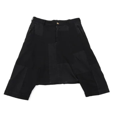 COMME des GARCONS Dyed Poly Patchwork Dropped Crotch Pants