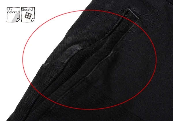COMME des GARCONS Dyed Poly Patchwork Dropped Crotch Pants K-171037_004