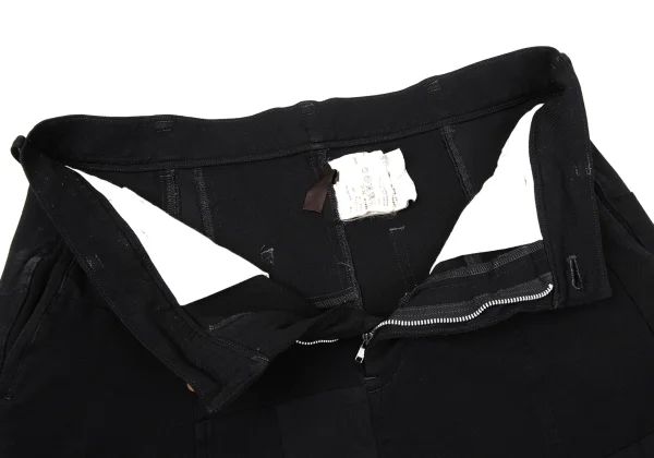 COMME des GARCONS Dyed Poly Patchwork Dropped Crotch Pants K-171037_007