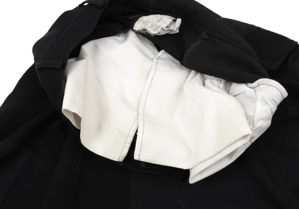 COMME des GARCONS Dyed Poly Patchwork Dropped Crotch Pants K-171037_008