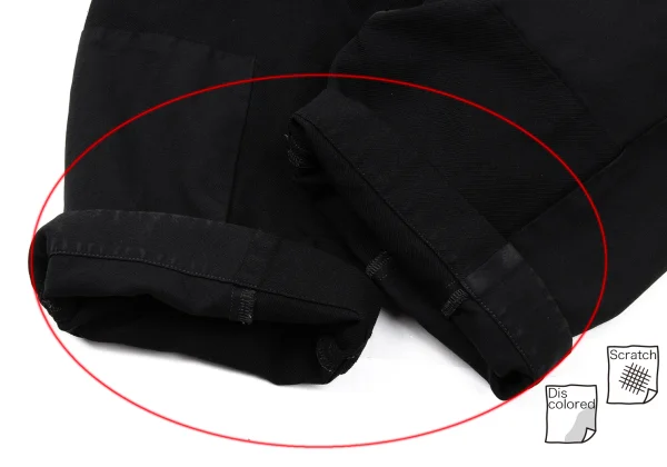 COMME des GARCONS Dyed Poly Patchwork Dropped Crotch Pants K-171037_013