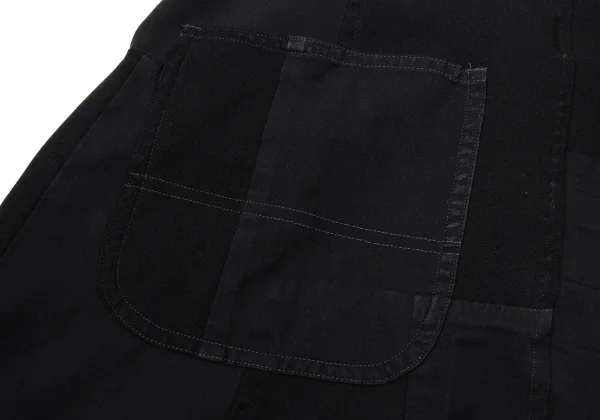 COMME des GARCONS Dyed Poly Patchwork Dropped Crotch Pants K-171037_017