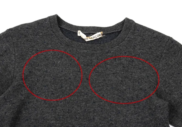 COMME des GARCONS Wool Nylon Dot Knit Sweater K-171039_003