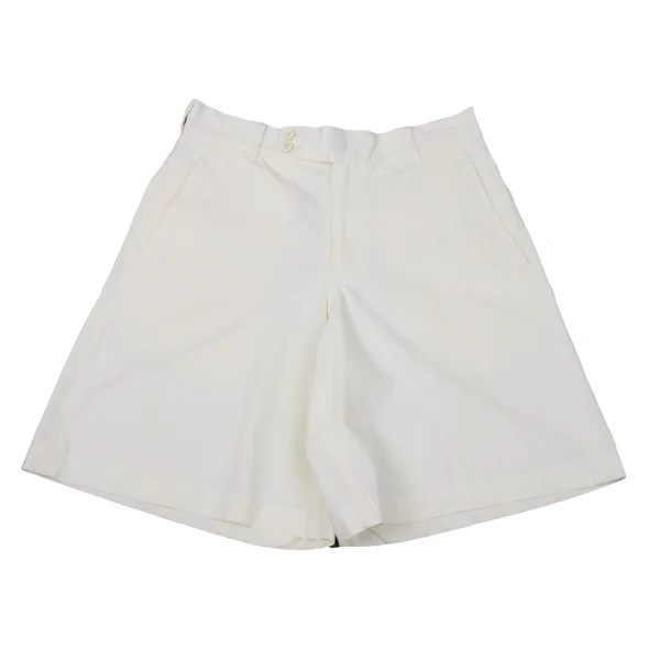 COMME des GARCONS HOMME PLUS Glitter Inside-out Design Pocket Shorts White XS K-171041_001