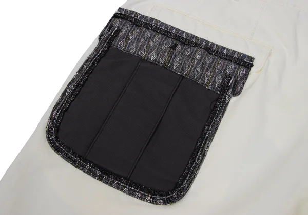 COMME des GARCONS HOMME PLUS Glitter Inside-out Design Pocket Shorts K-171041_017