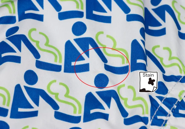 COMME des GARCONS SHIRT Poly Hooded Printed Puckering Jacket K-171042_003