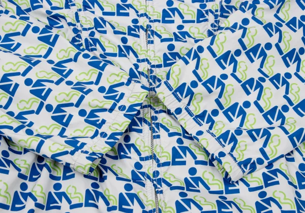 COMME des GARCONS SHIRT Poly Hooded Printed Puckering Jacket K-171042_006