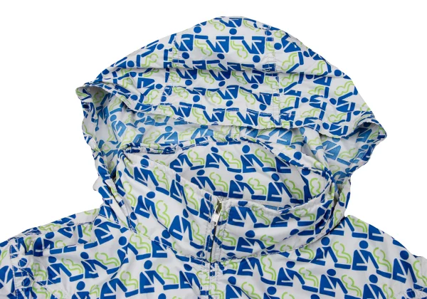 COMME des GARCONS SHIRT Poly Hooded Printed Puckering Jacket K-171042_012