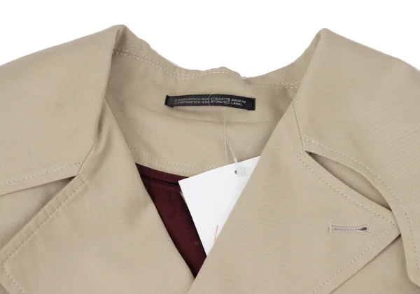 Yohji Yamamoto NOIR Detachable Cotton Liner Trench Coat K-171044_004