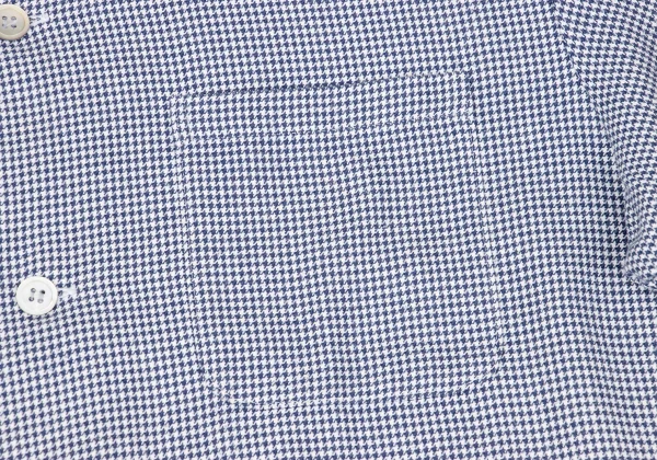 Y's Poly Rayon Houndstooth Open-collar Long-sleeve Shirt K-171045_005