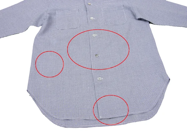 Y's Poly Rayon Houndstooth Open-collar Long-sleeve Shirt K-171045_013