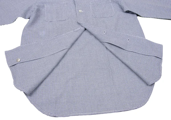 Y's Poly Rayon Houndstooth Open-collar Long-sleeve Shirt K-171045_017