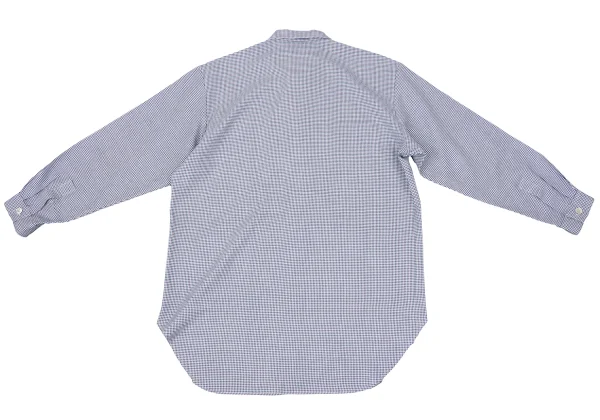 Y's Poly Rayon Houndstooth Open-collar Long-sleeve Shirt K-171045_018