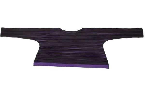 PLEATS PLEASE Pleated Long Sleeve T Shirt K-171051_002