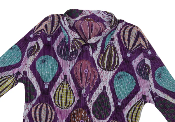 PLEATS PLEASE Hot Air Balloon Print Shirt K-171052_003