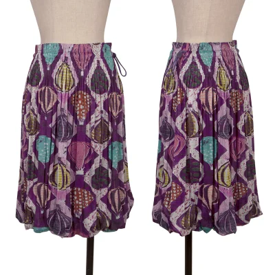 PLEATS PLEASE Hot Air Balloon Print Skirt