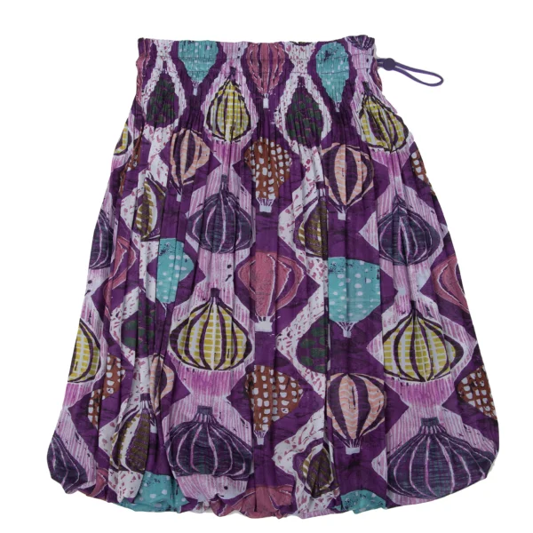 PLEATS PLEASE Hot Air Balloon Print Skirt K-171054_002