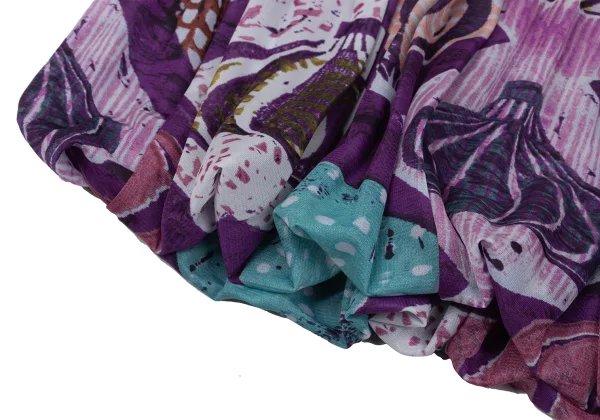 PLEATS PLEASE Hot Air Balloon Print Skirt K-171054_007