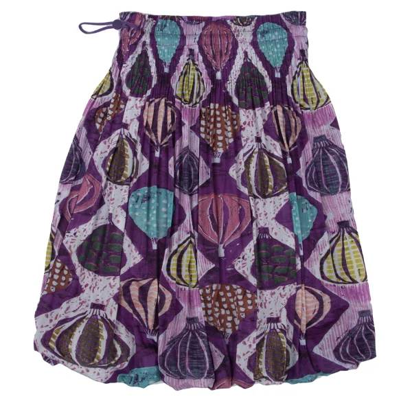 PLEATS PLEASE Hot Air Balloon Print Skirt K-171054_009